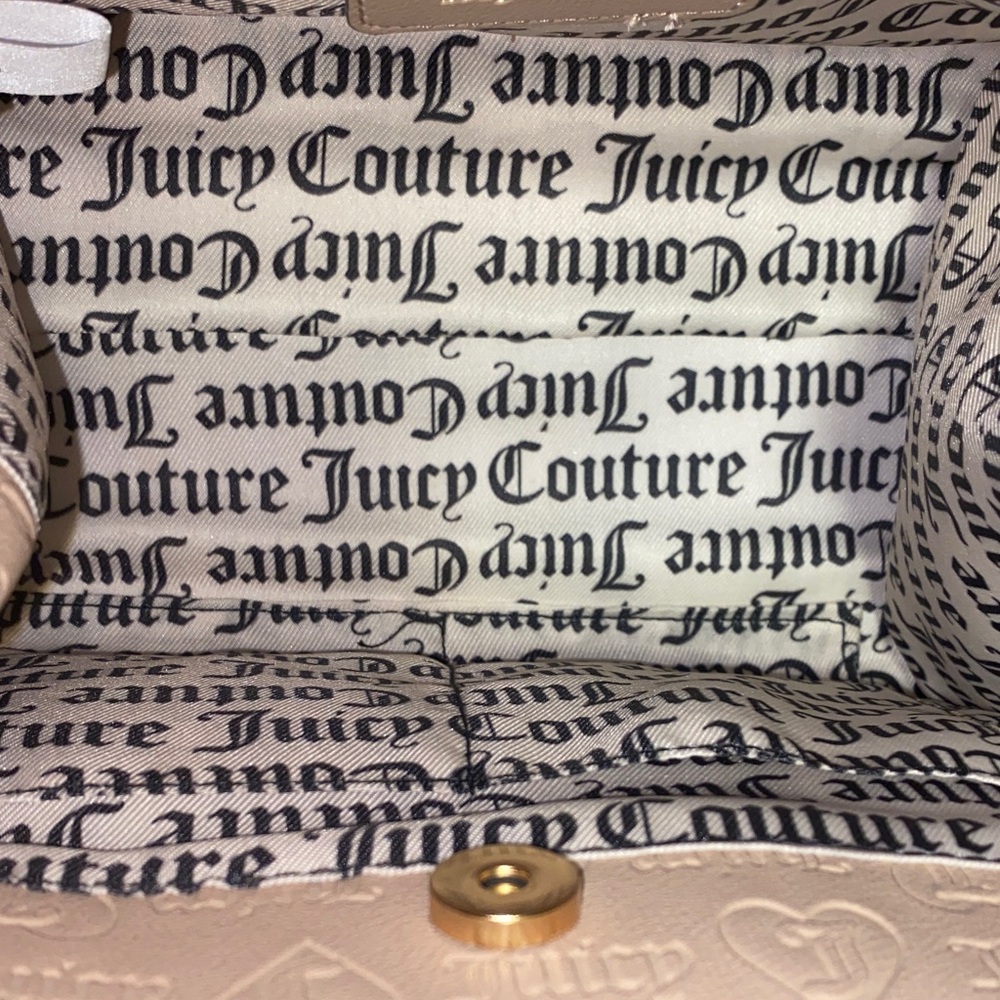 NWT. Juicy Couture Beige Upgrade U Mini Tote - Picture 14 of 15